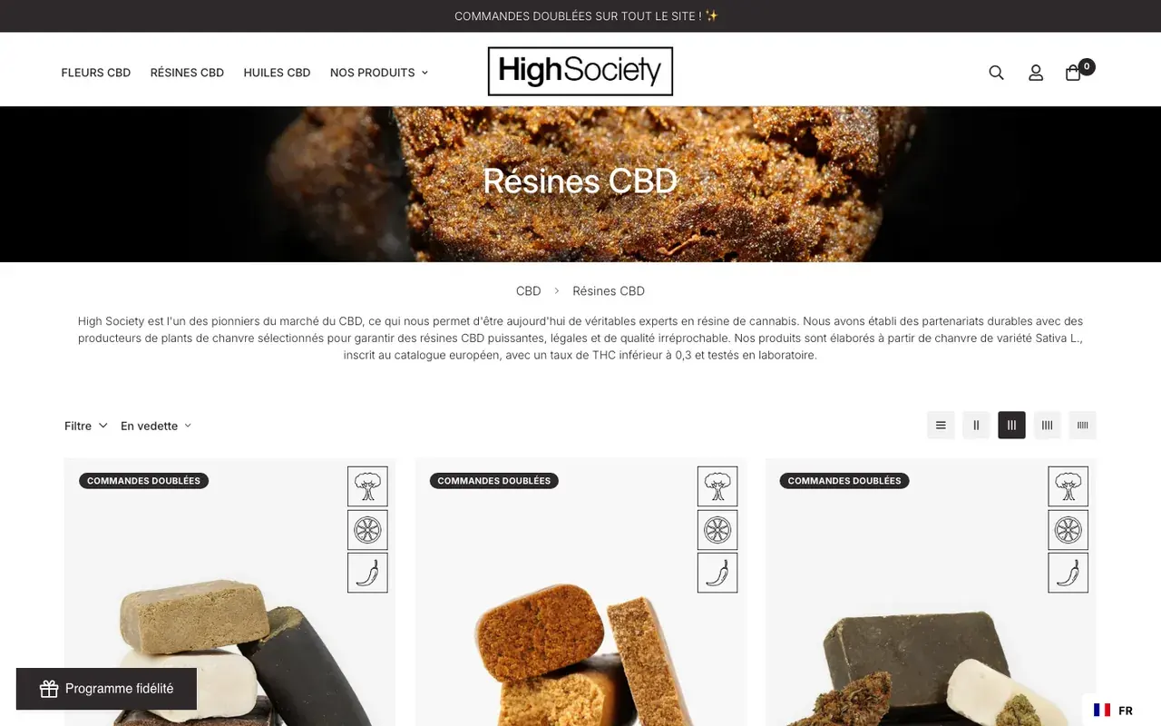 Rayon résine de High Society, capture d'écran du 11 octobre 2026